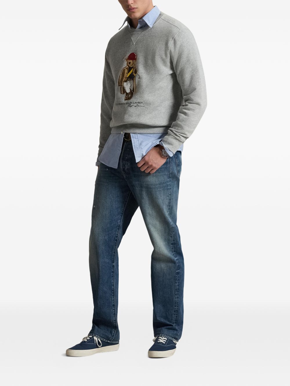Polo Bear fleece sweatshirt
