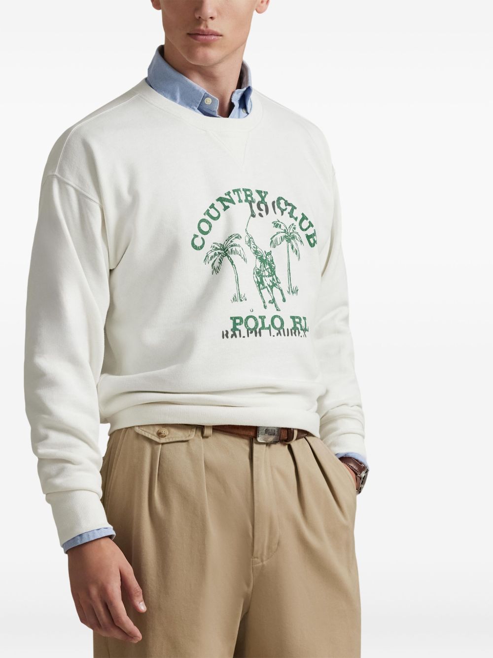 graphic-print sweatshirt