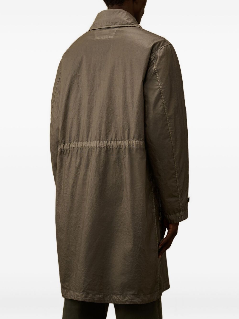 button patch-pocket coat