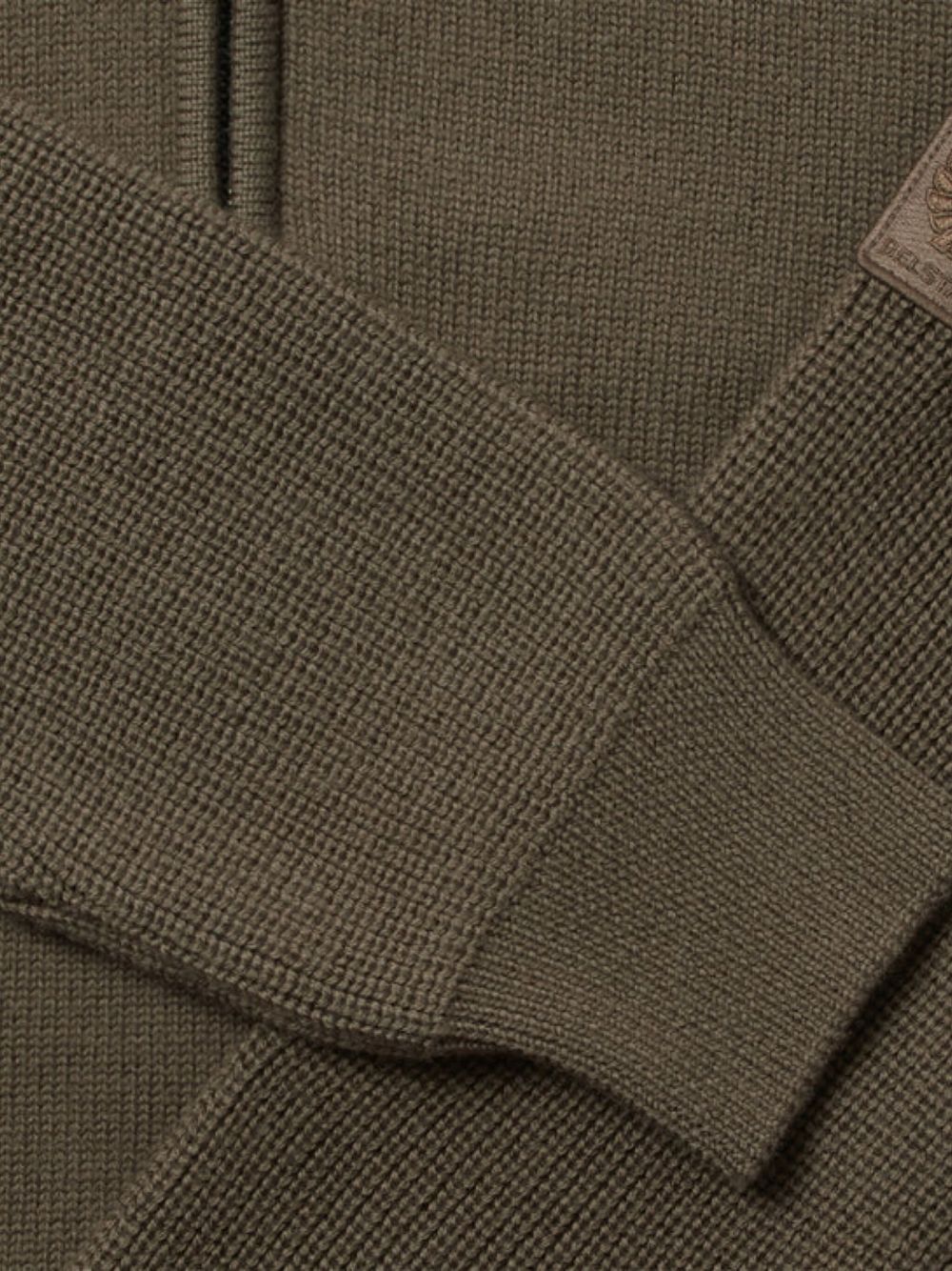 zip raglan sleeve knitwear