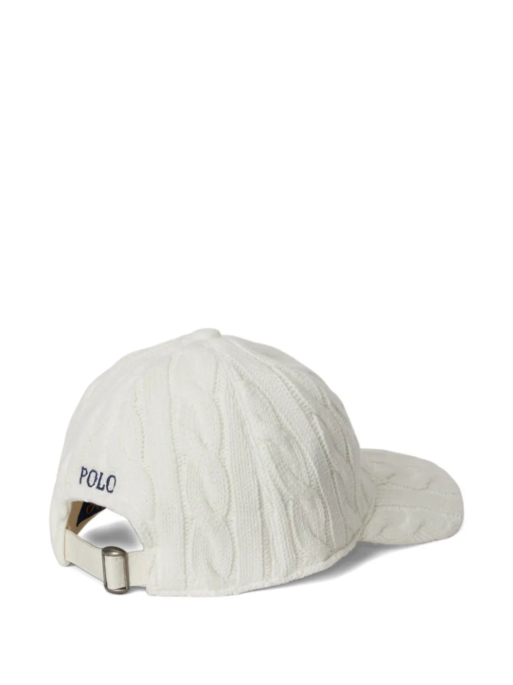 cable-knit logo-detail baseball cap