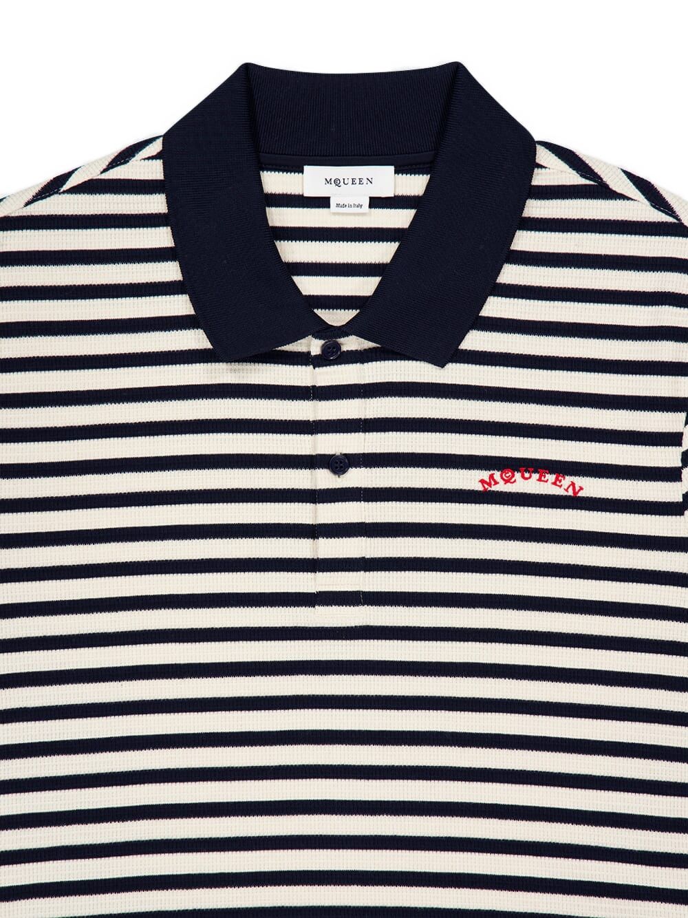 striped polo shirt