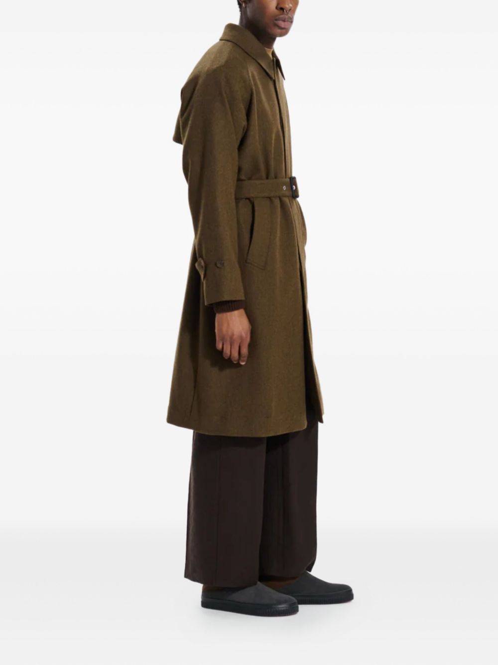 Roxburgh wool riding coat