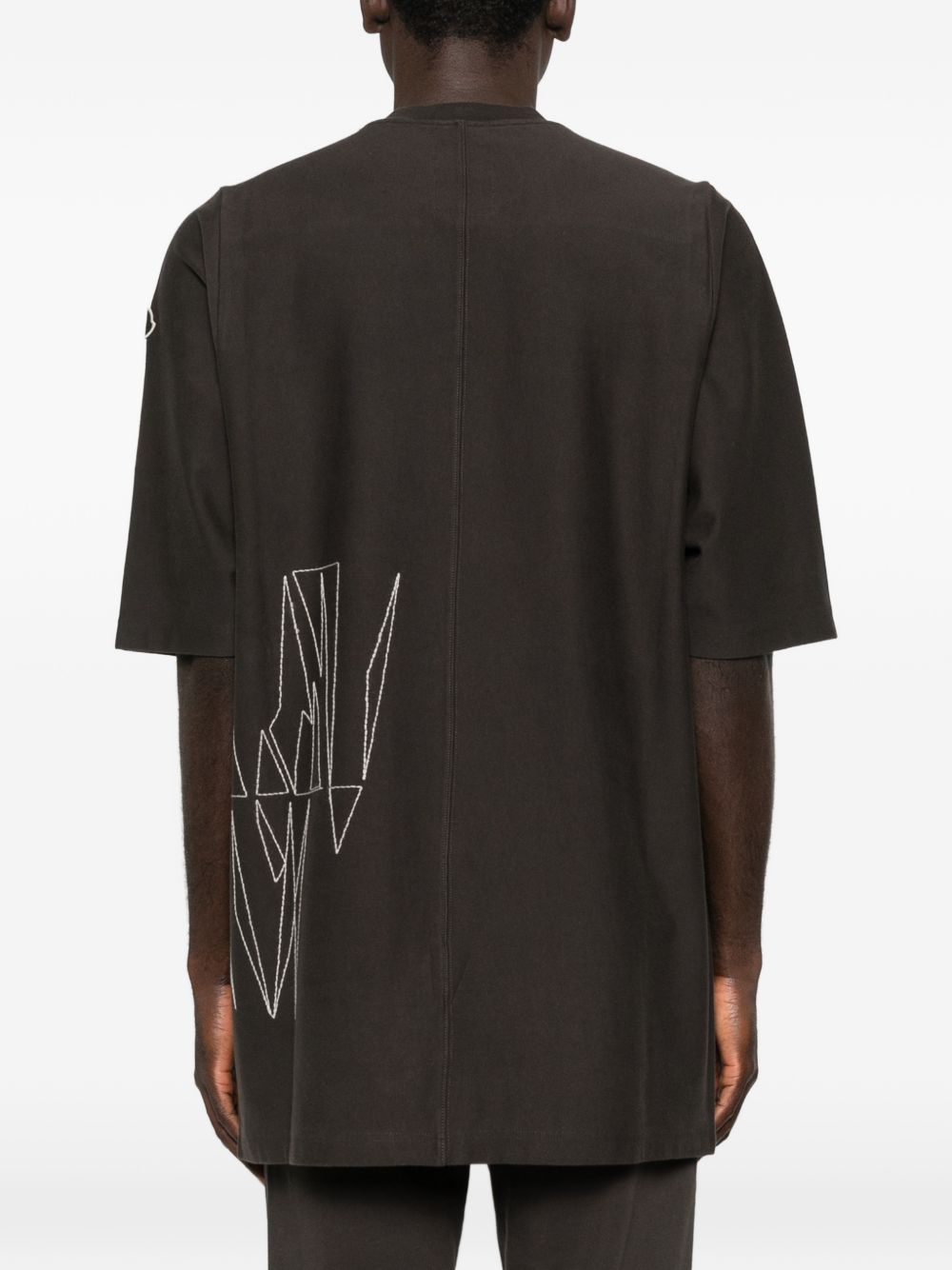 jumbo knit graphic T-shirt