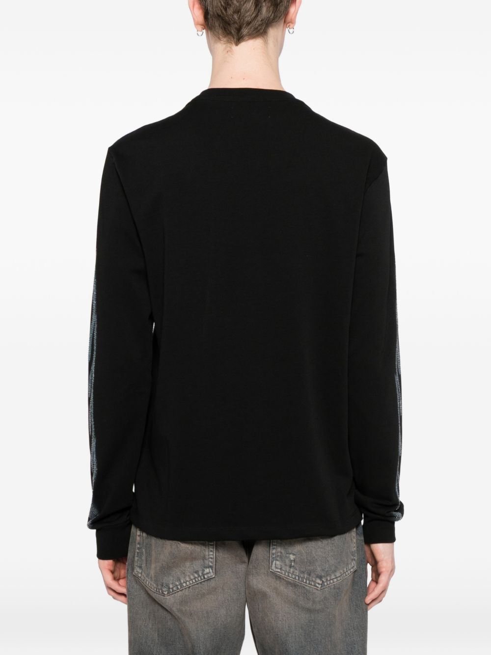 crystal-embellished T-shirt