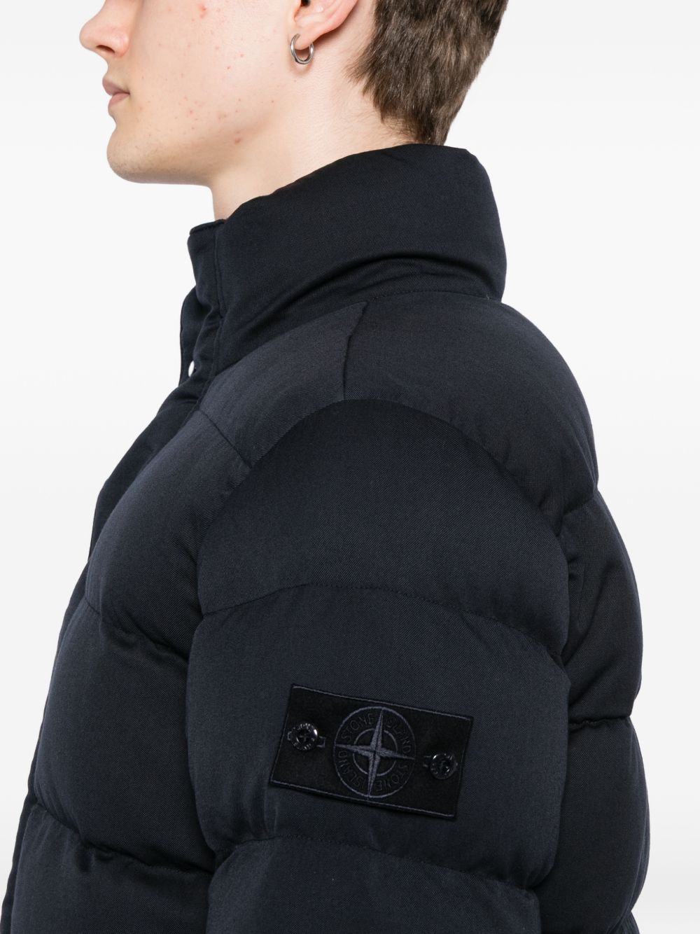 4100100 Twill Wool-TC_Stone Island Ghost padded jacket