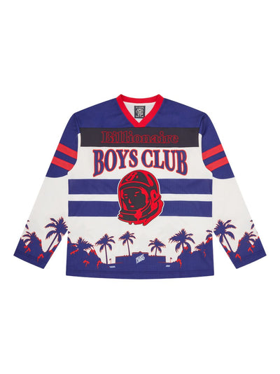 Stadium Hockey Striped Graphic Jersey