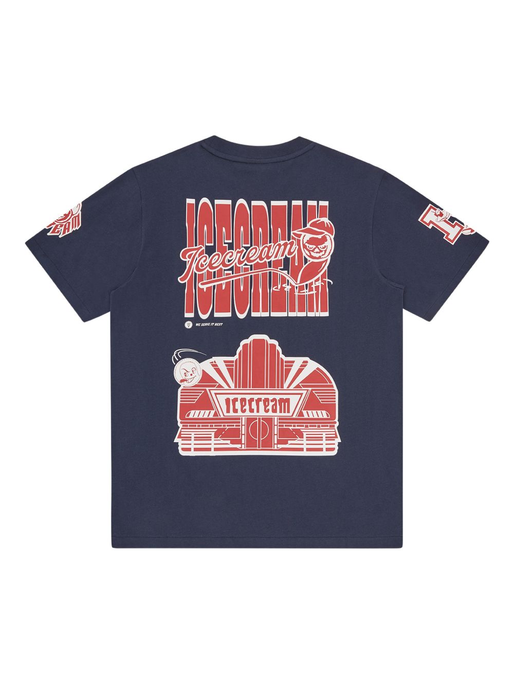 graphic-printed short-sleeved T-shirt