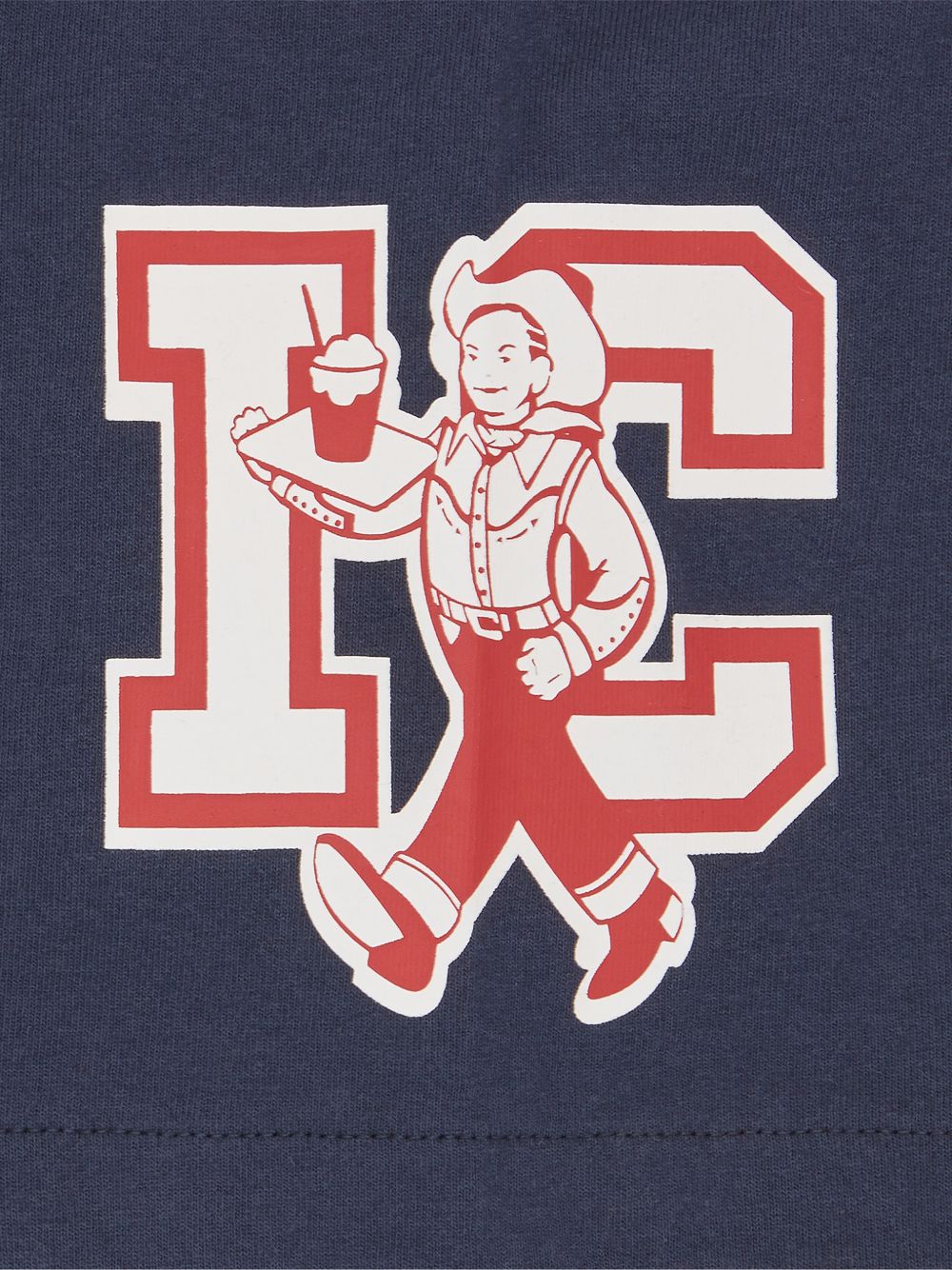 graphic-printed short-sleeved T-shirt