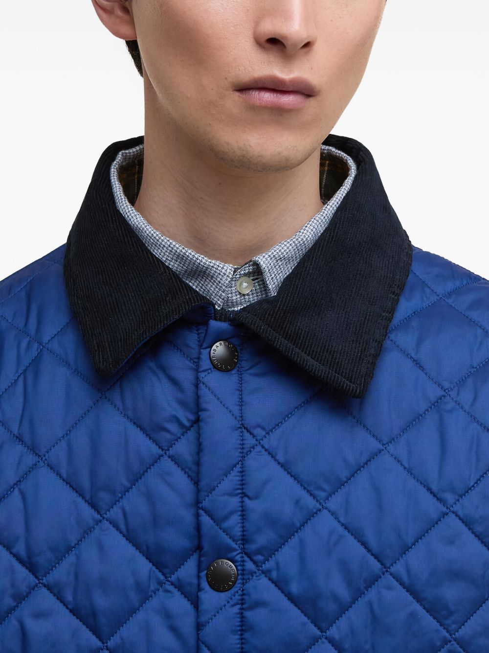 diamond quilted jacket