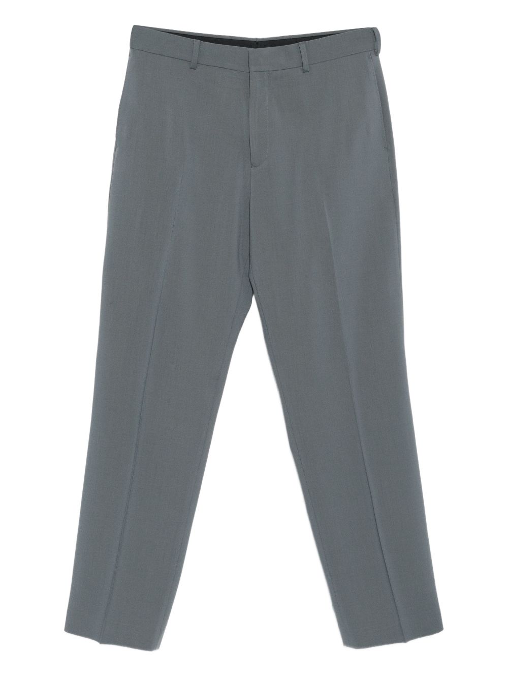 wool straight-leg trousers