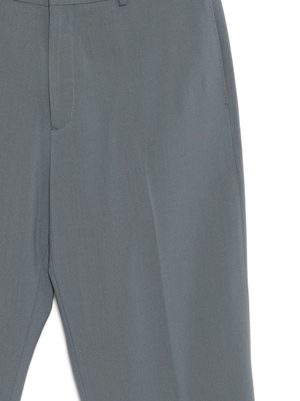 wool straight-leg trousers