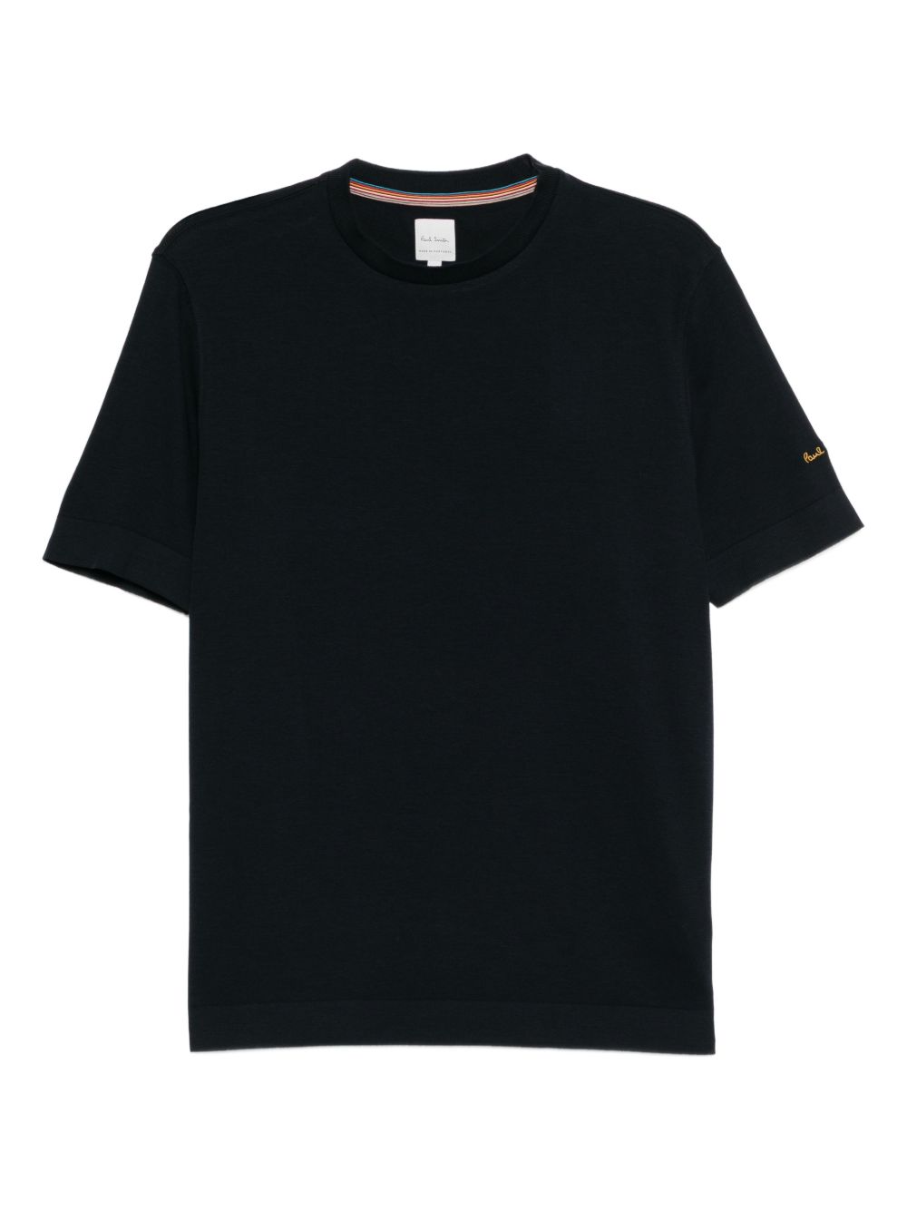 integrated-rib T-shirt