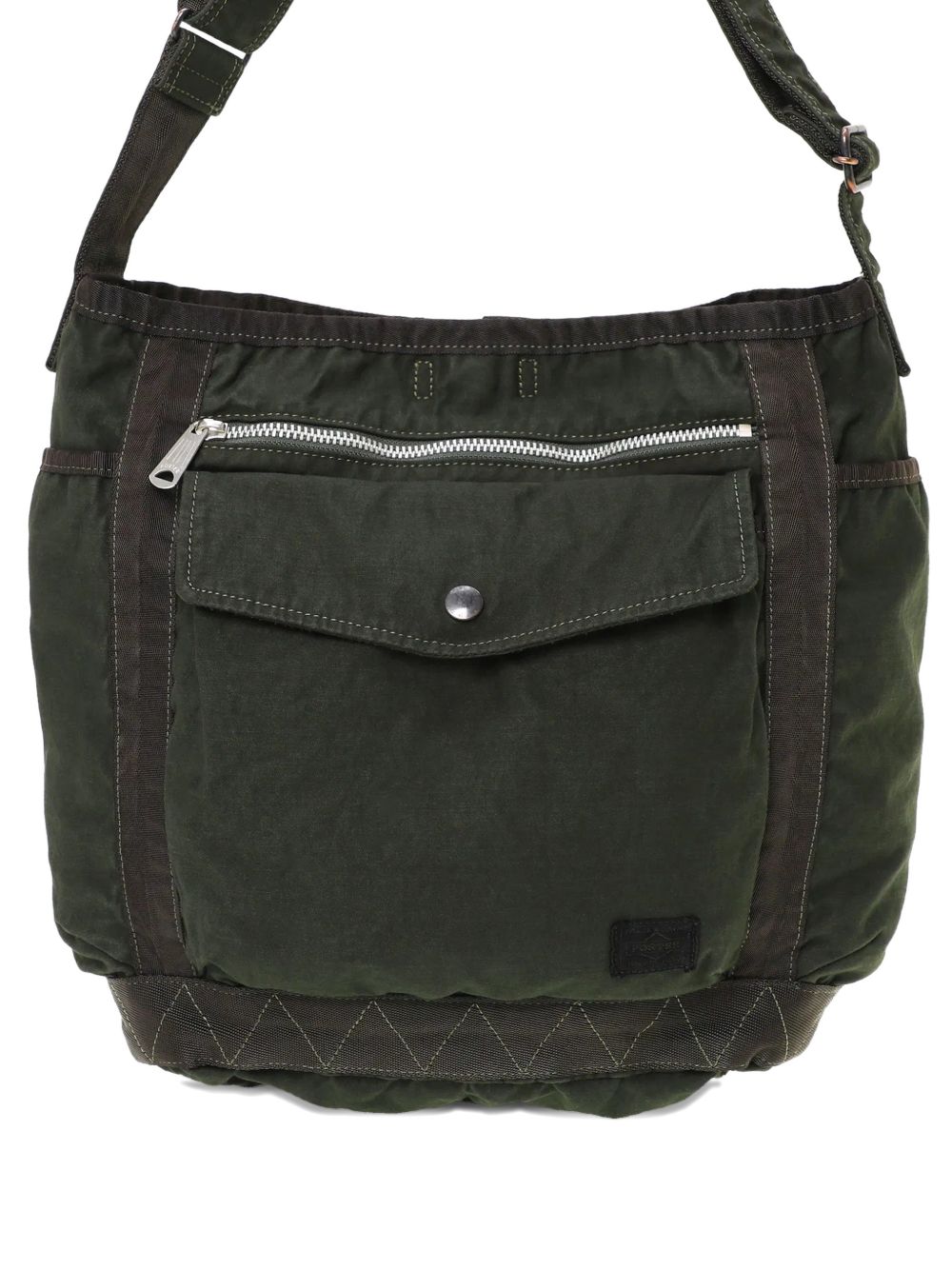 zip-pocket shoulder bag