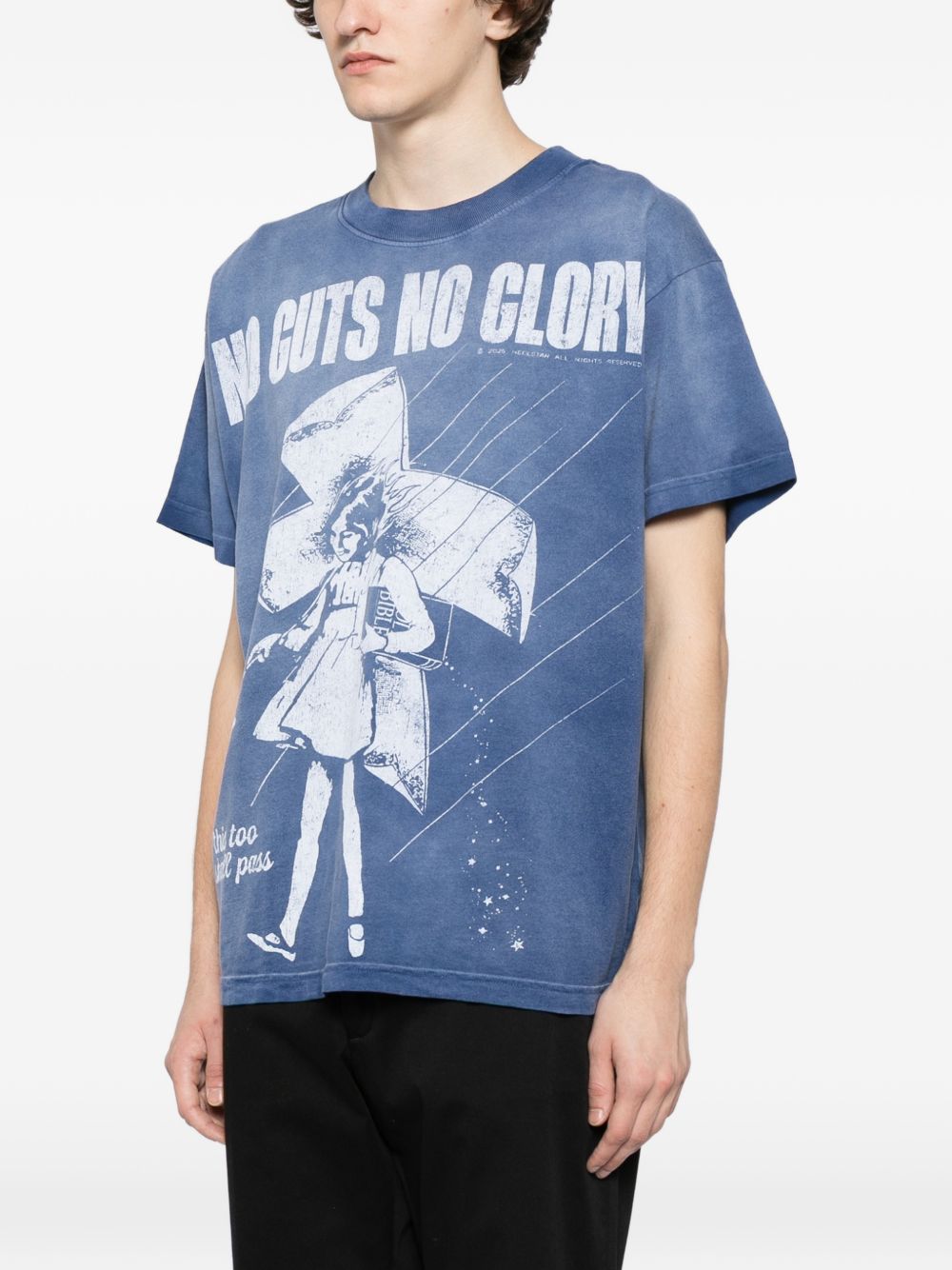 graphic-print cotton T-shirt