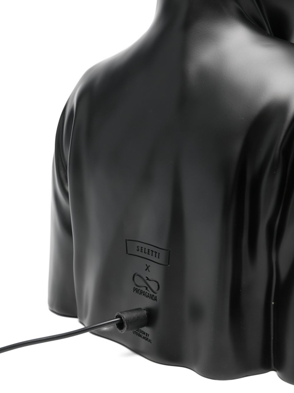 x Propaganda Bad Guy hooded-figure infinity table lamp