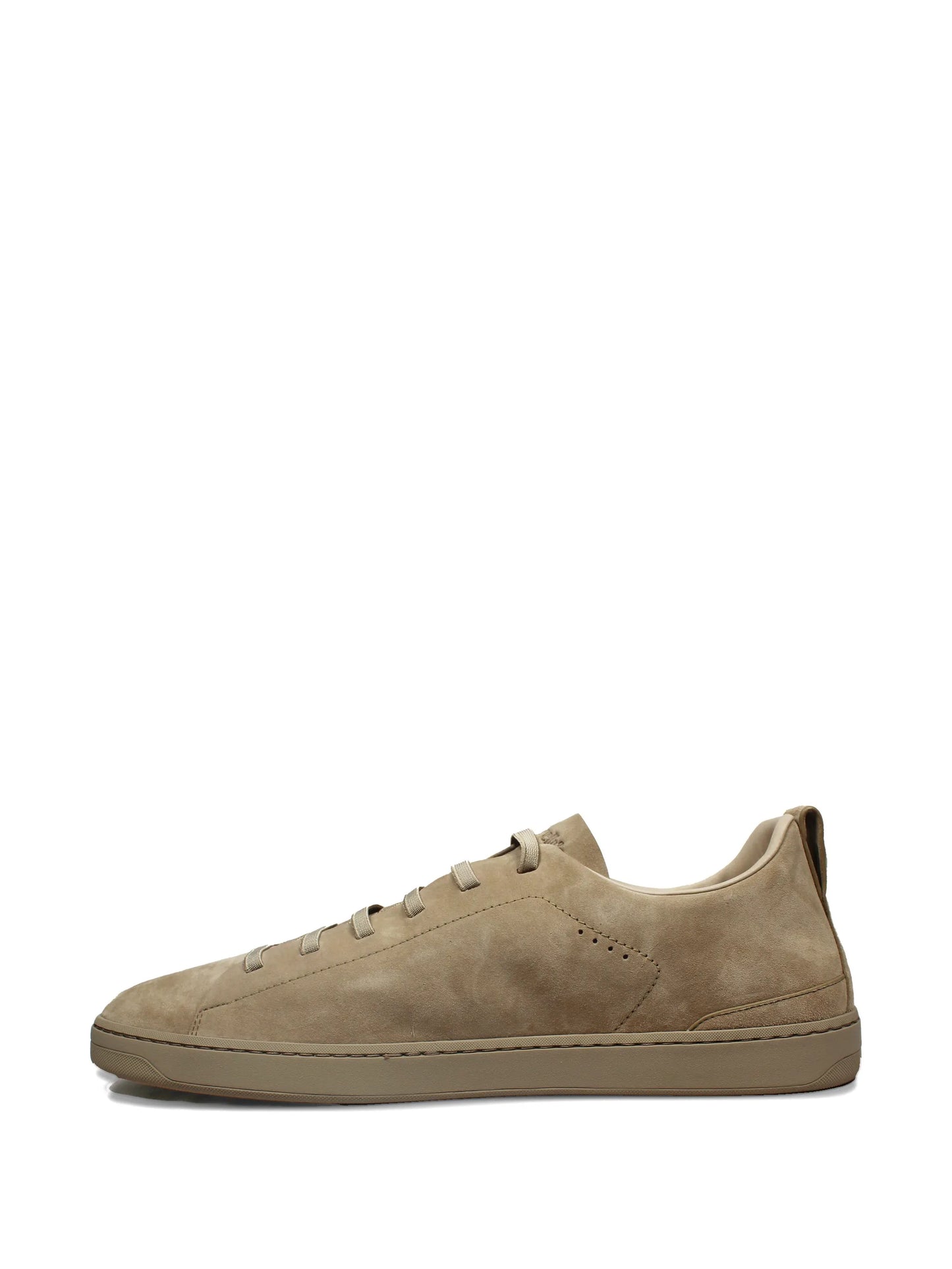 Lace-Up Suede Sneakers