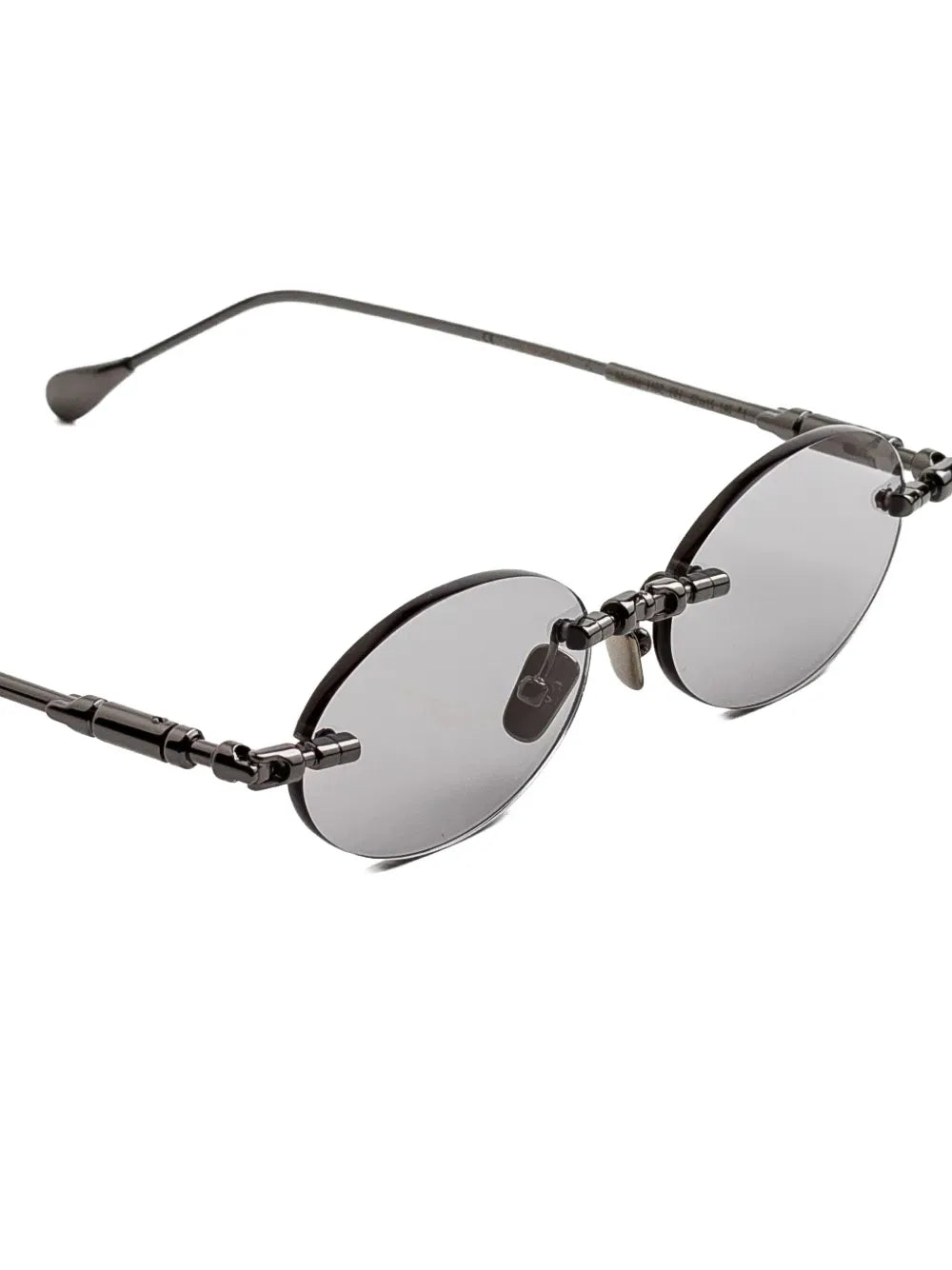 Rimless Oval-Frame Sunglasses