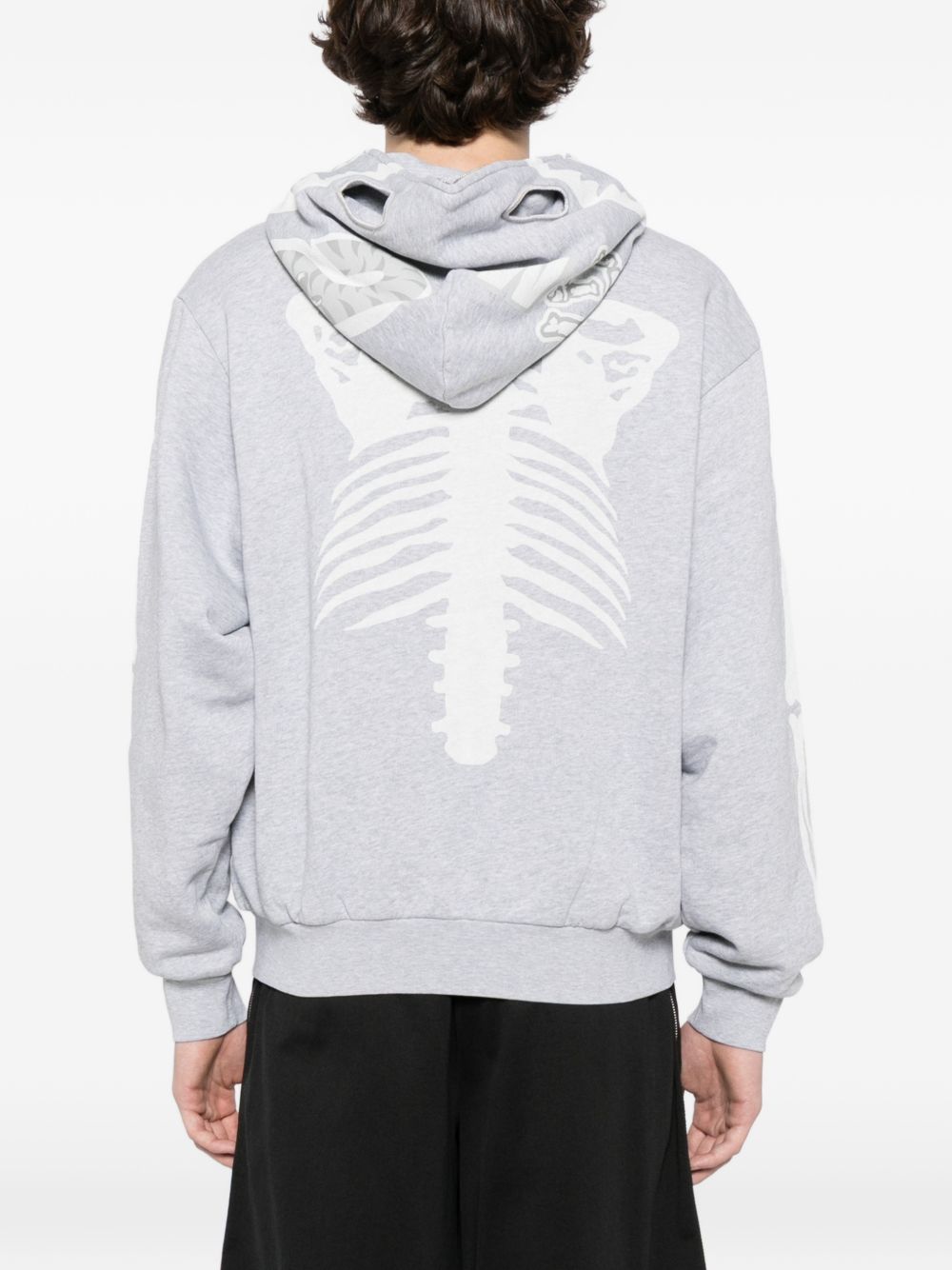 graphic-print hoodie