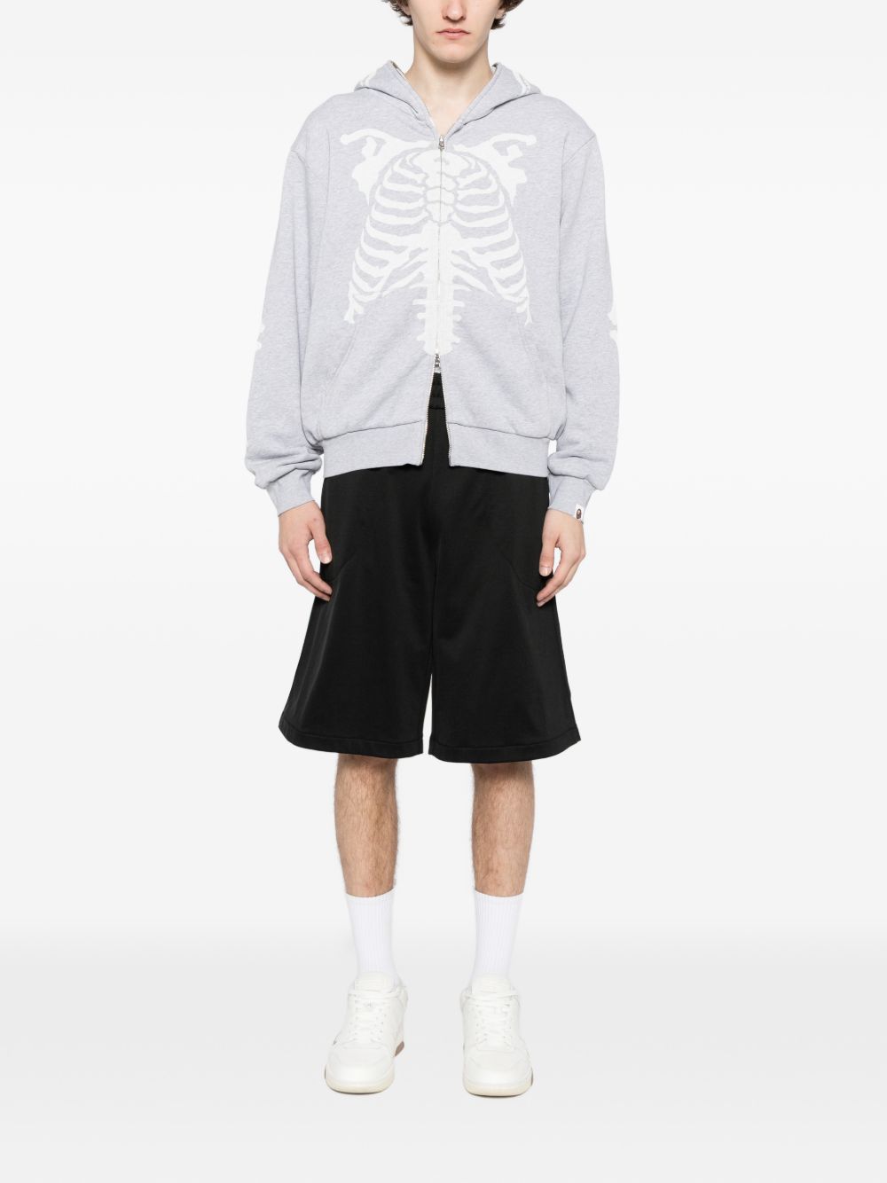 graphic-print hoodie