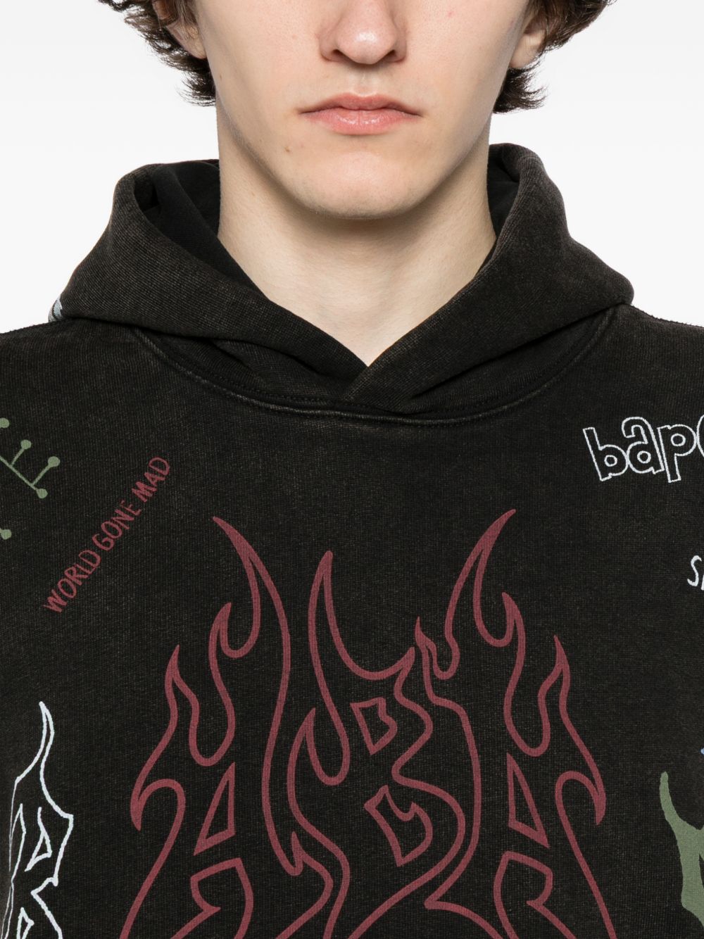 logo-print hoodie