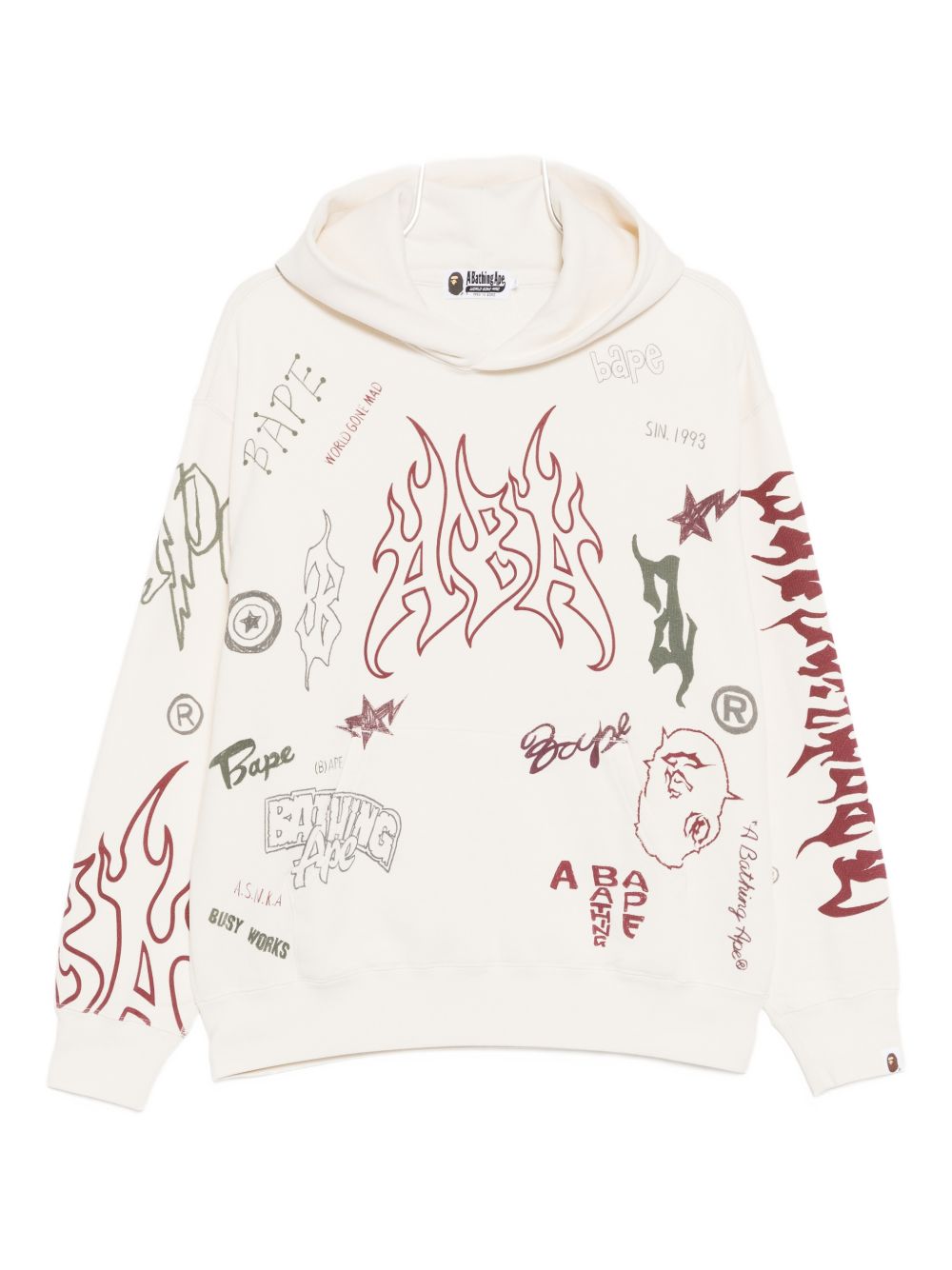 logo-print hoodie