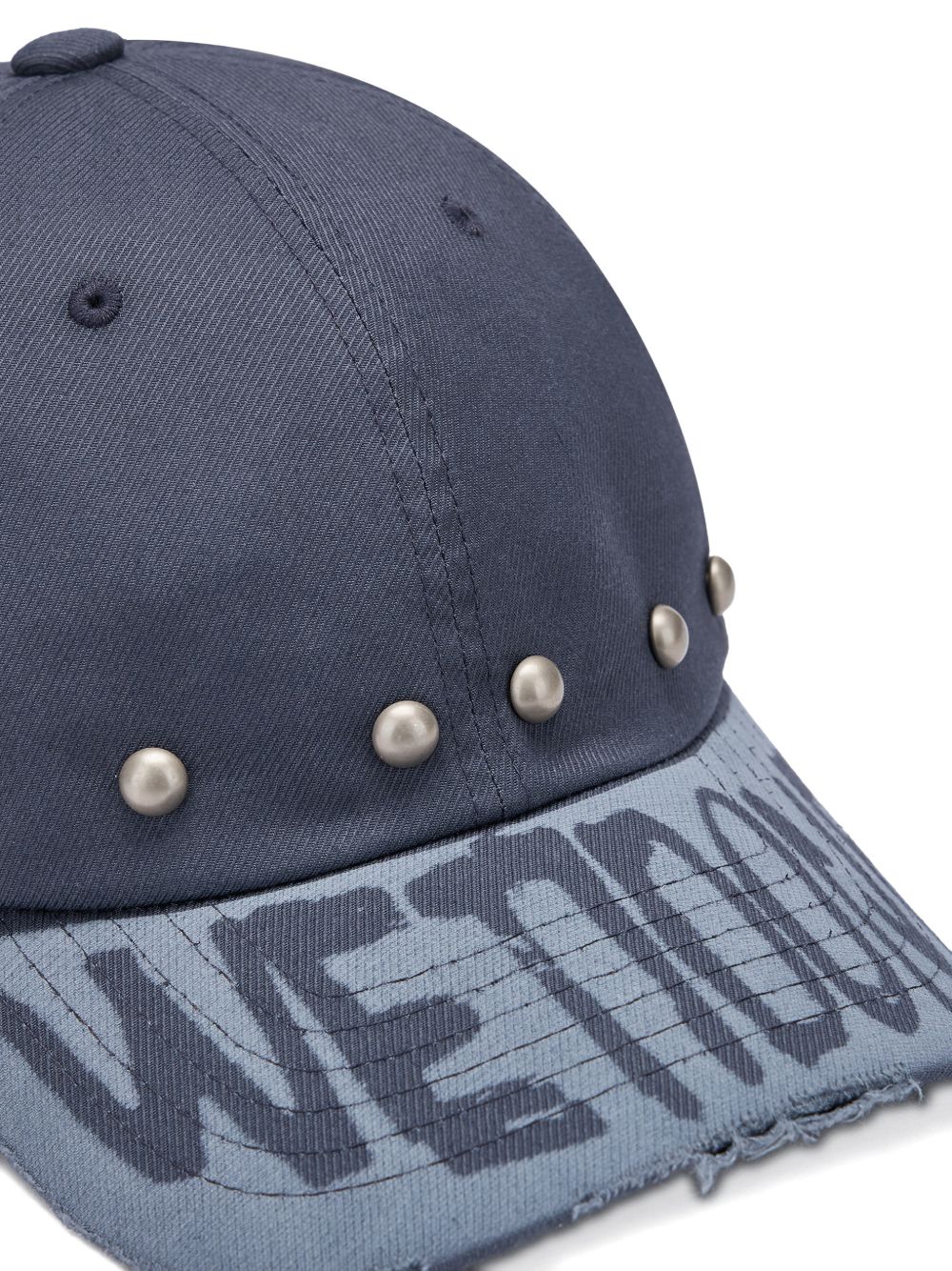 studded distressed baseball cap