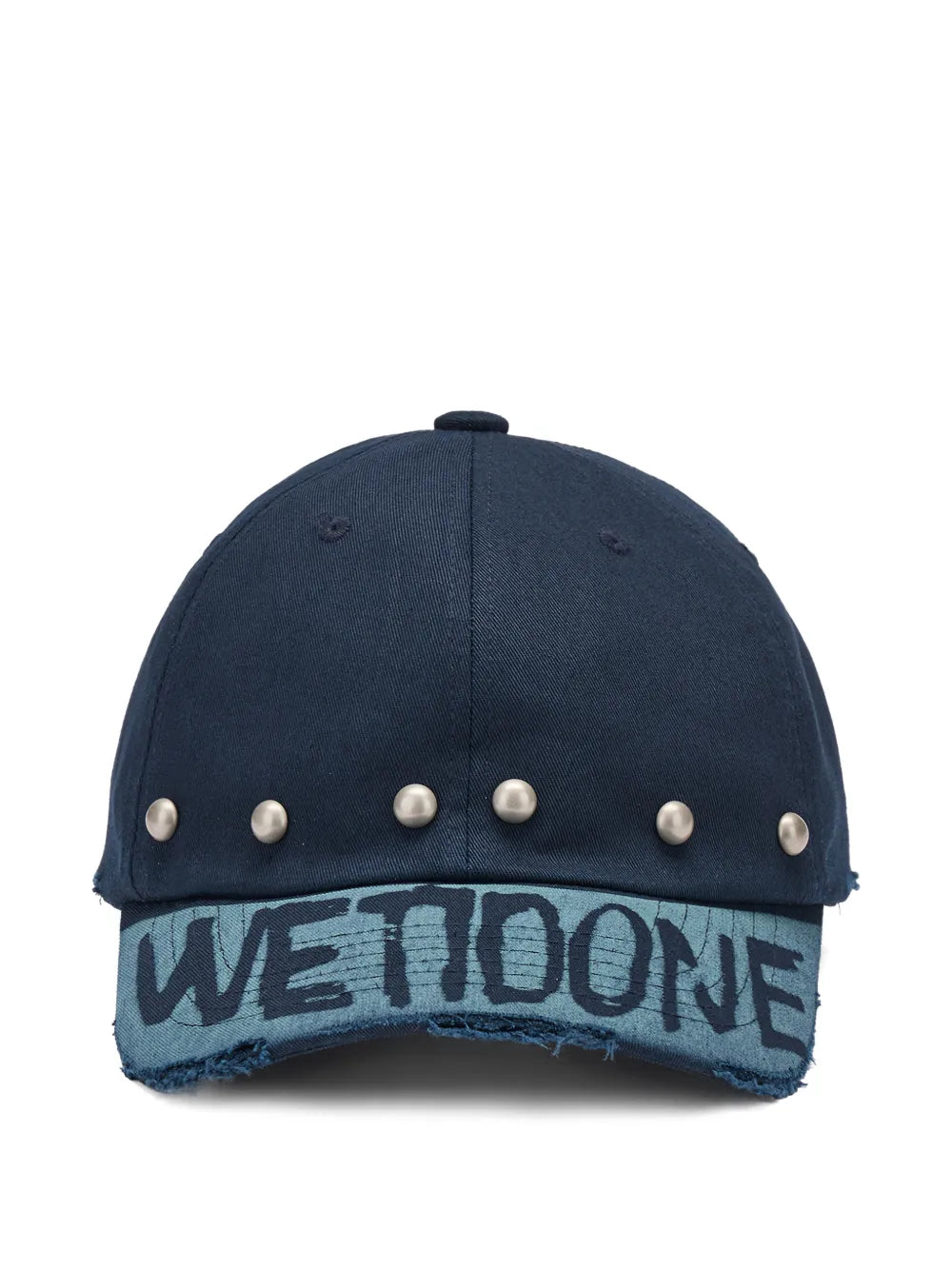 Studded Distressed Baseball Cap