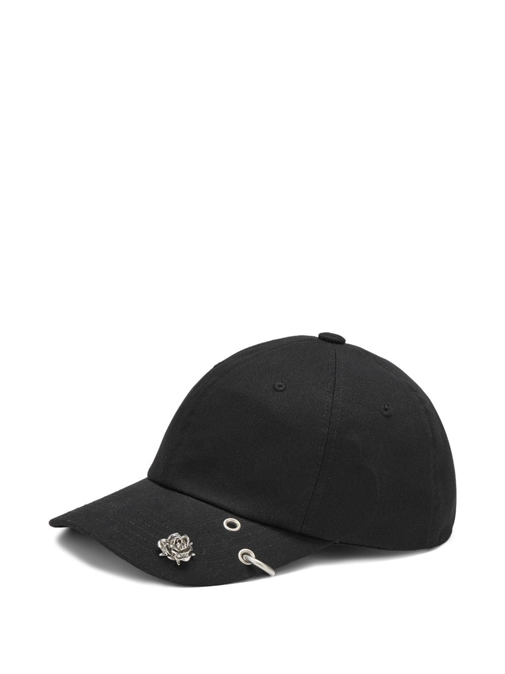 rose-embellishment baseball cap