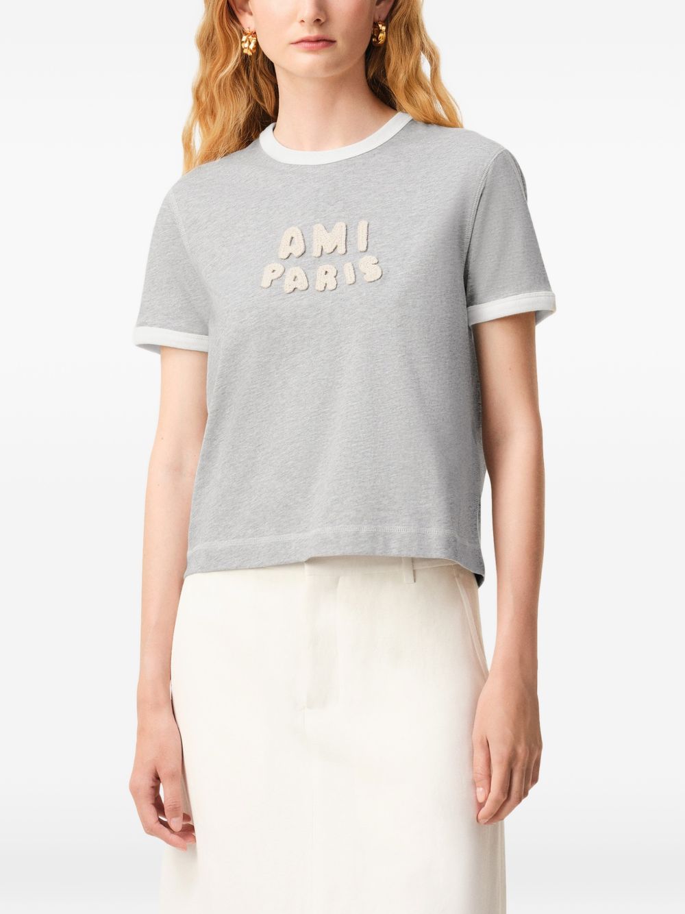 logo appliqué T-shirt