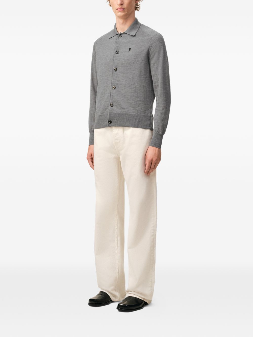 Ami De Coeur embroidered cardigan