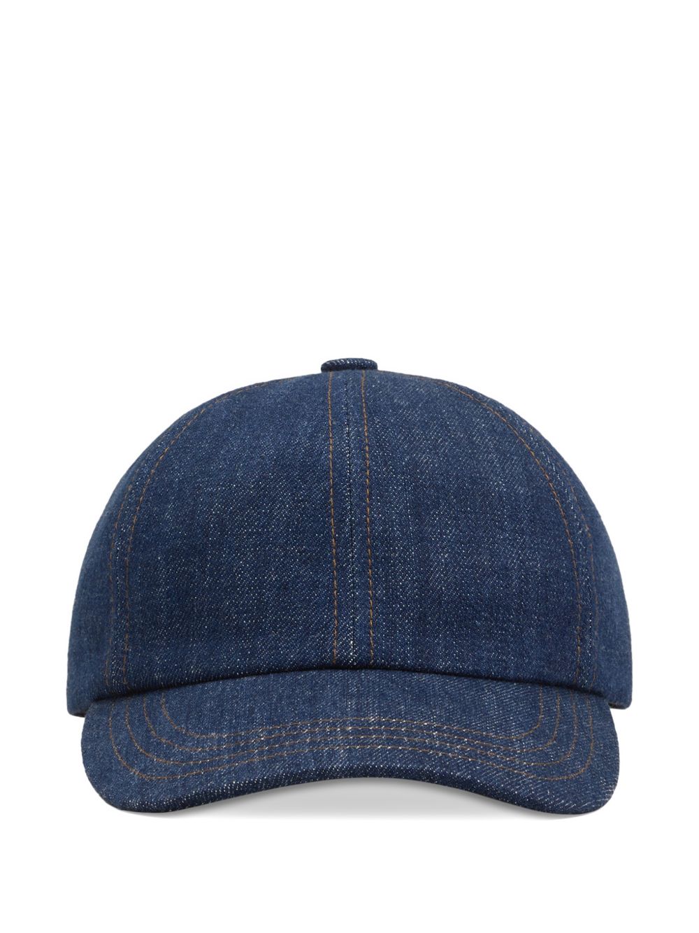 denim side-patch cap