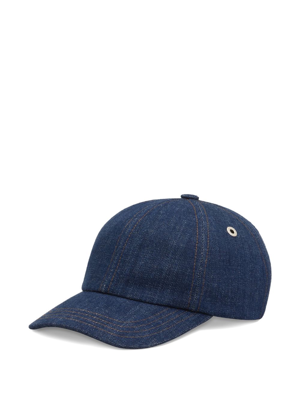 denim side-patch cap