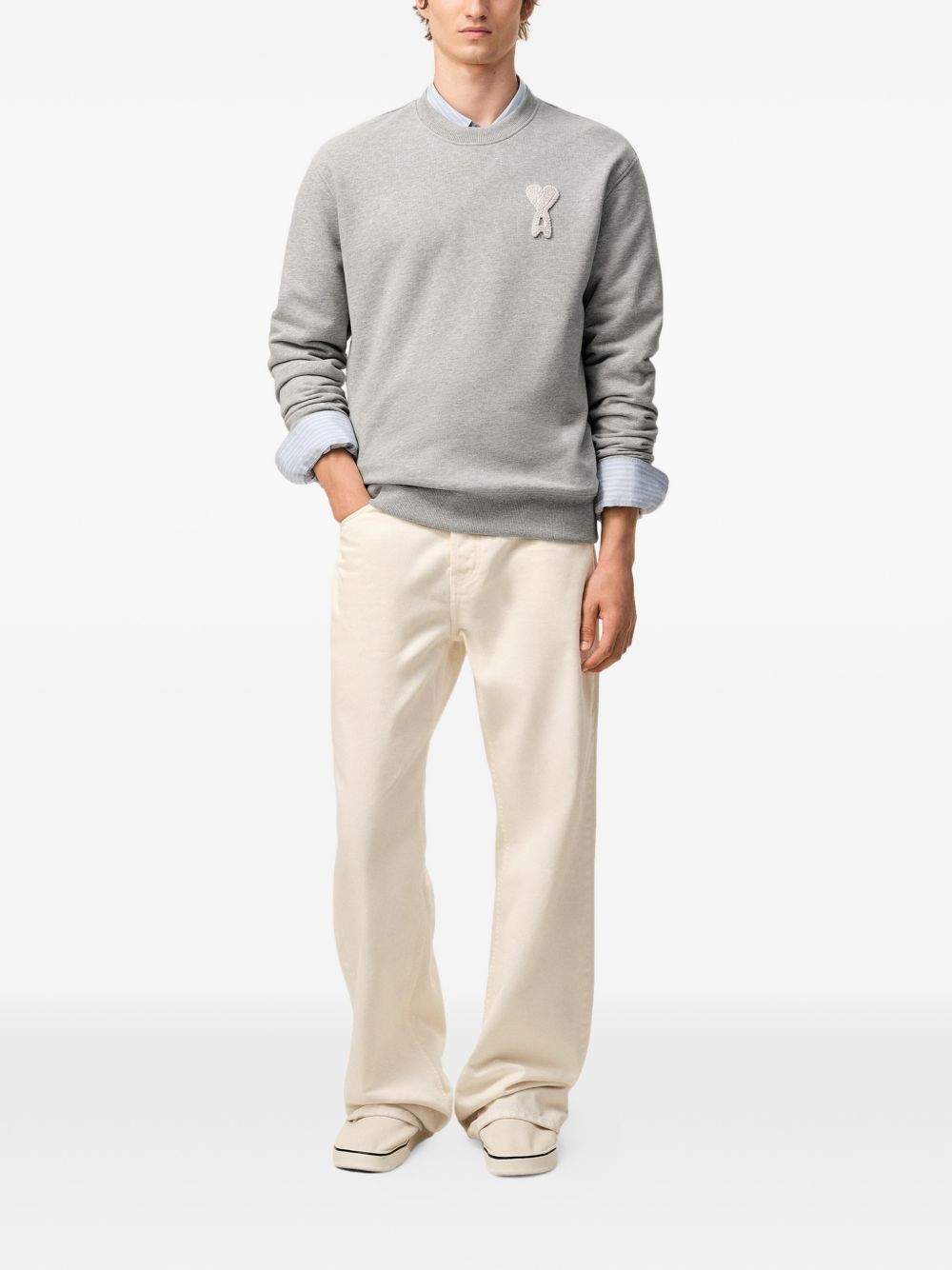 Ami De Coeur logo-patch sweatshirt