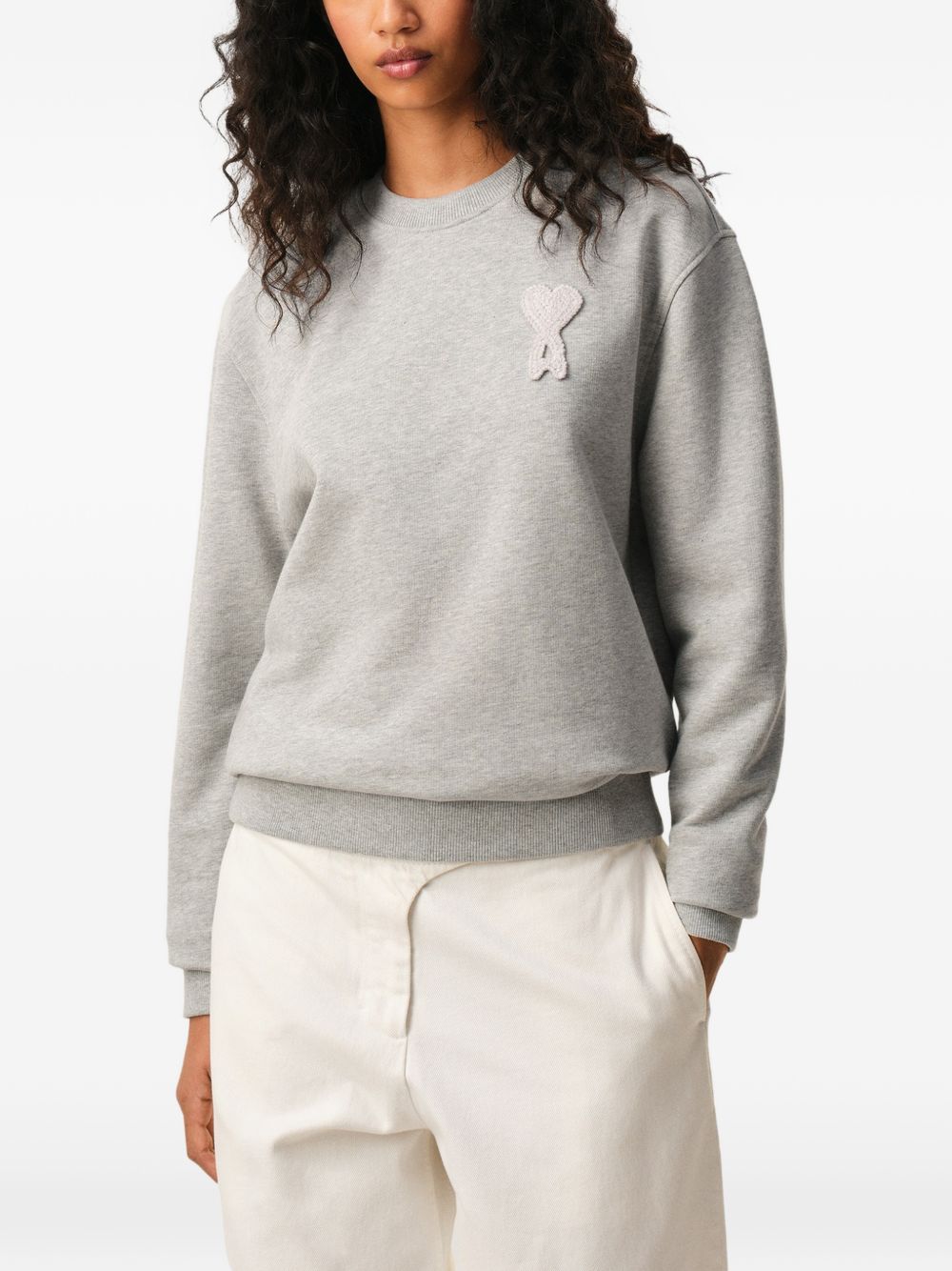 Ami De Coeur logo-patch sweatshirt