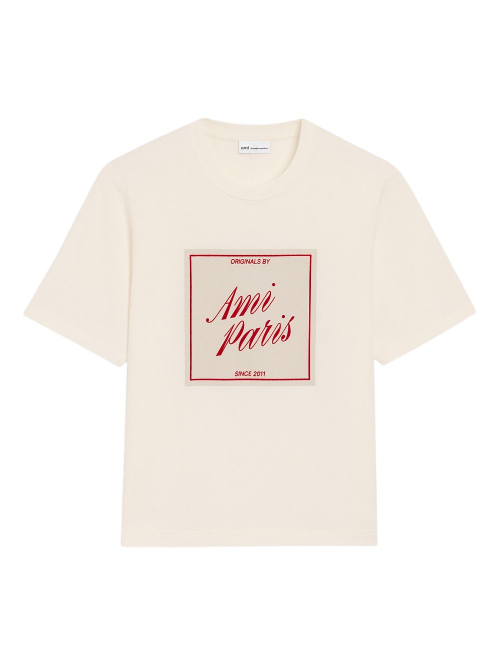 heritage print heart T-shirt