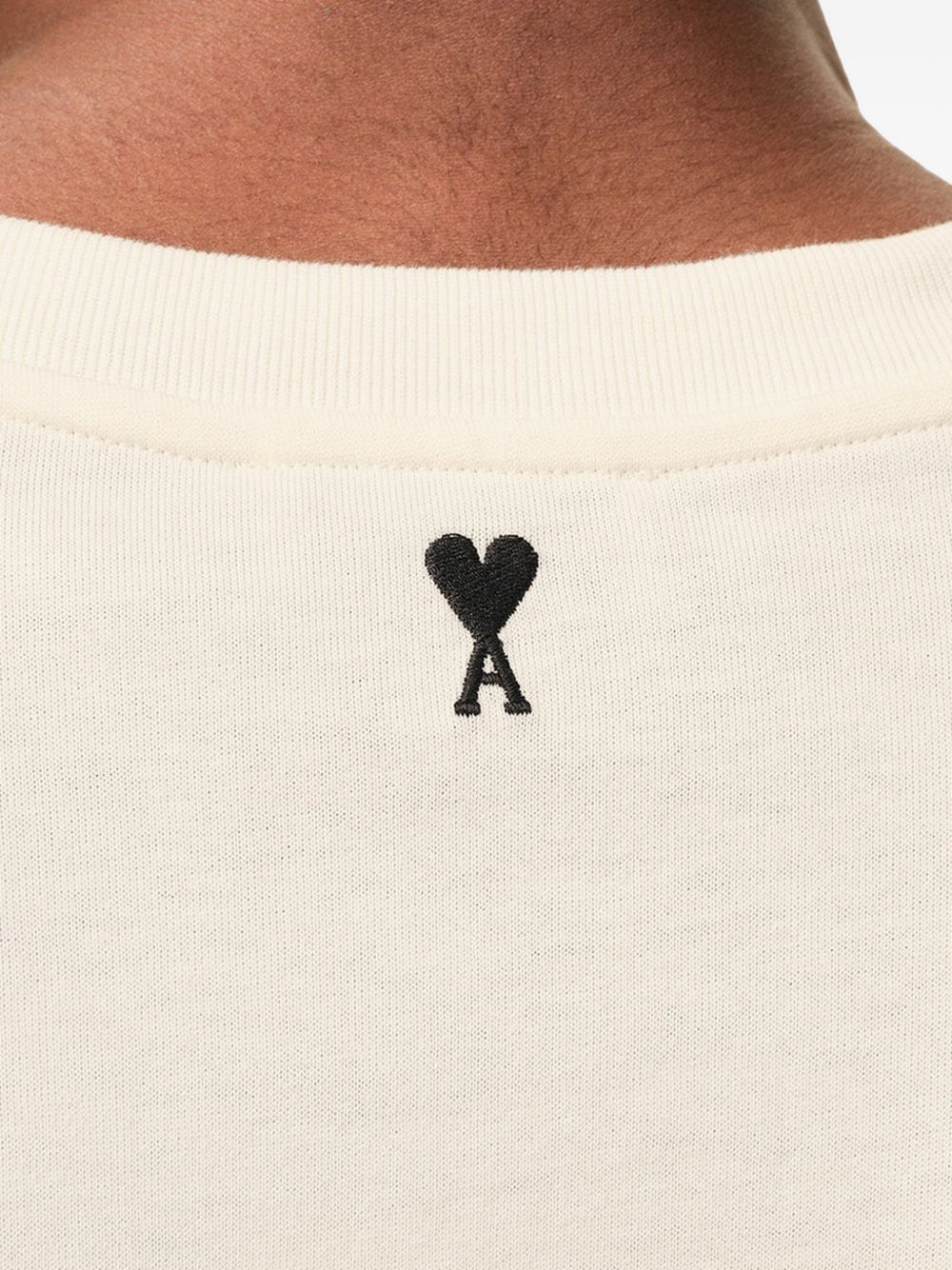 signature-print crew-neck T-shirt