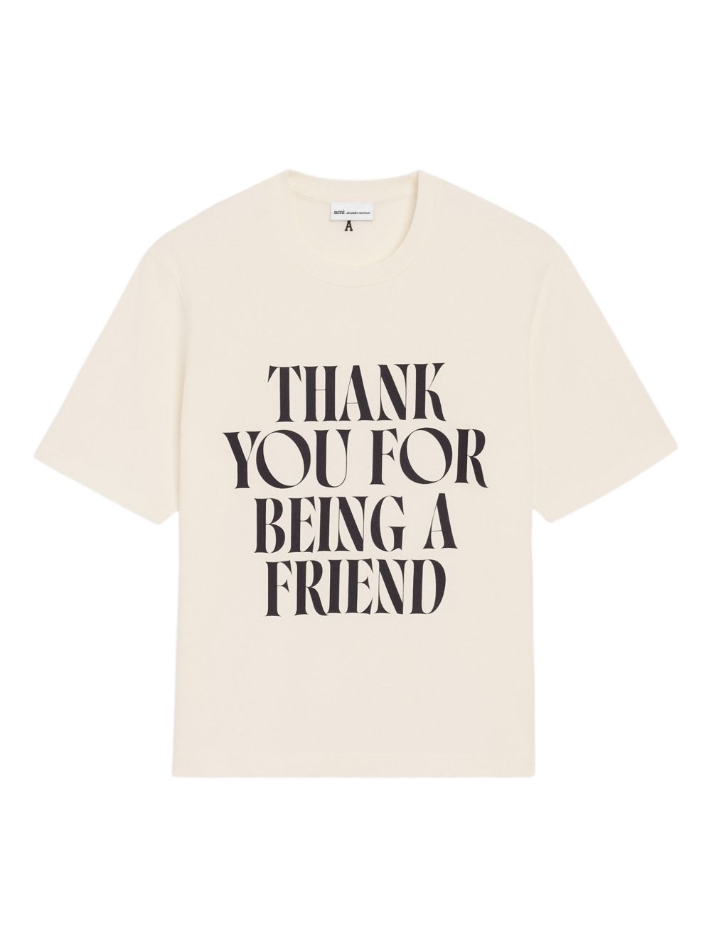 signature-print crew-neck T-shirt