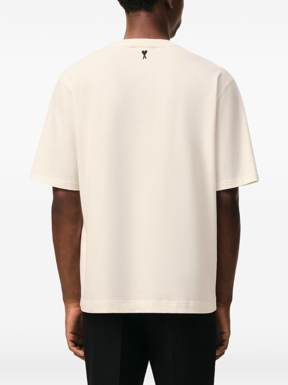 signature-print crew-neck T-shirt