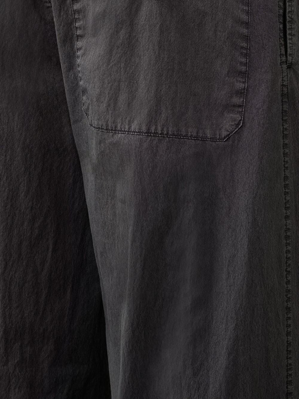 pleated logo-detail trousers