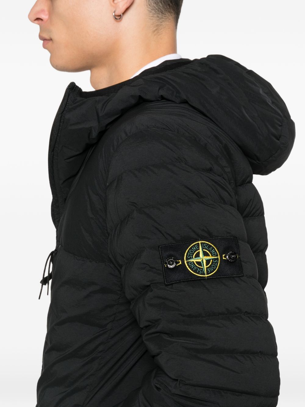 hooded padded jacket