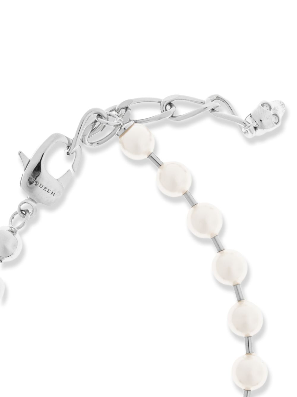 skull pearl bracelet