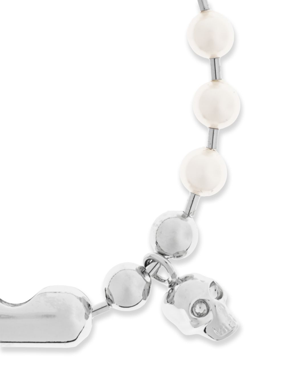 skull pearl bracelet