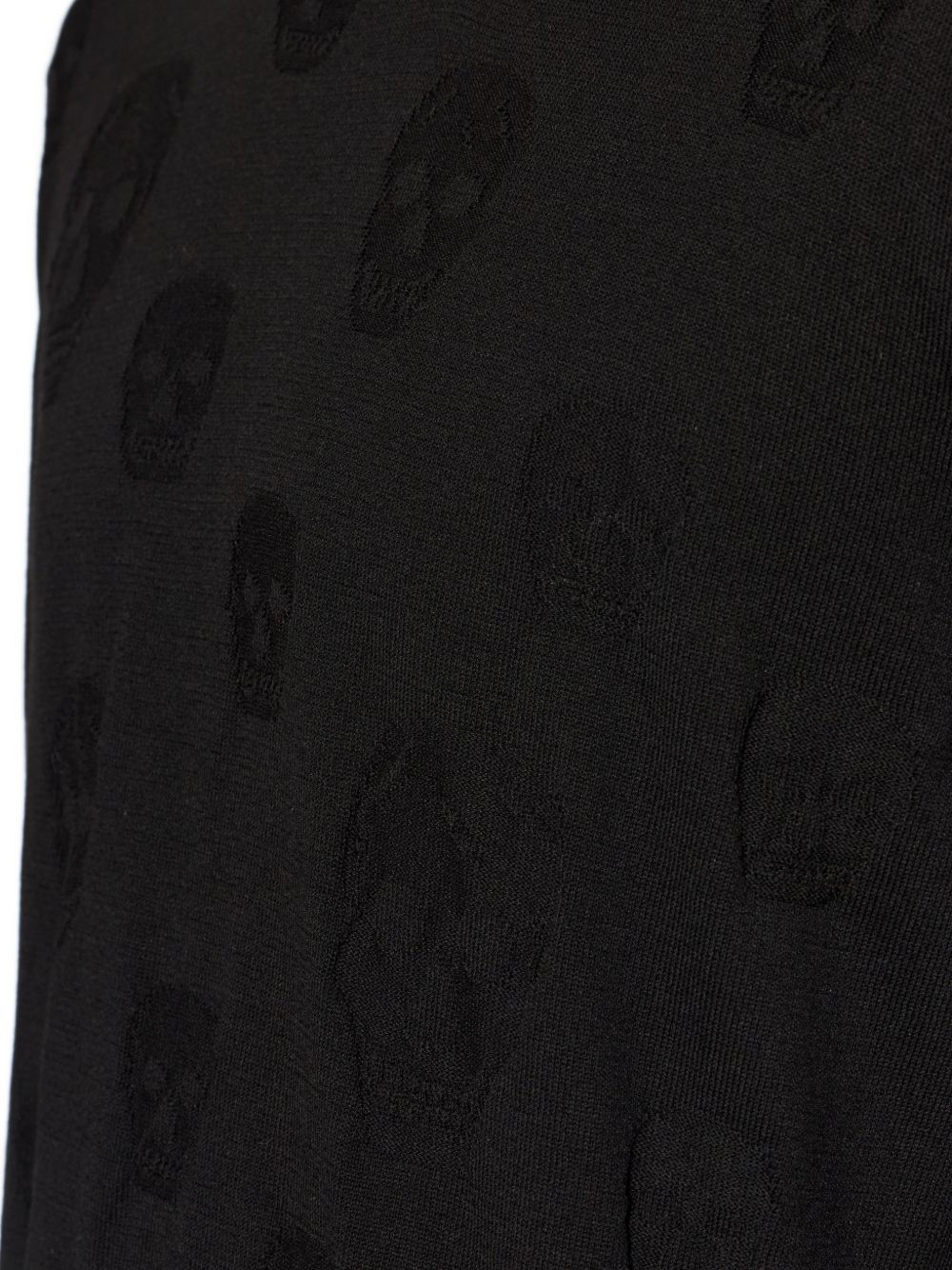 skull-pattern sweater