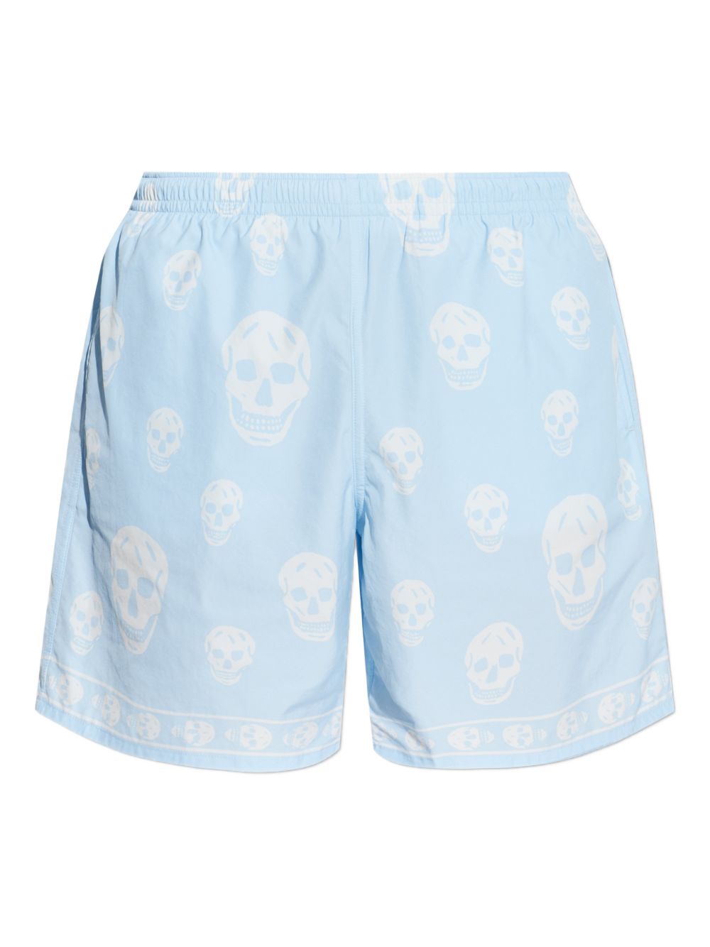 skull print swim shorts