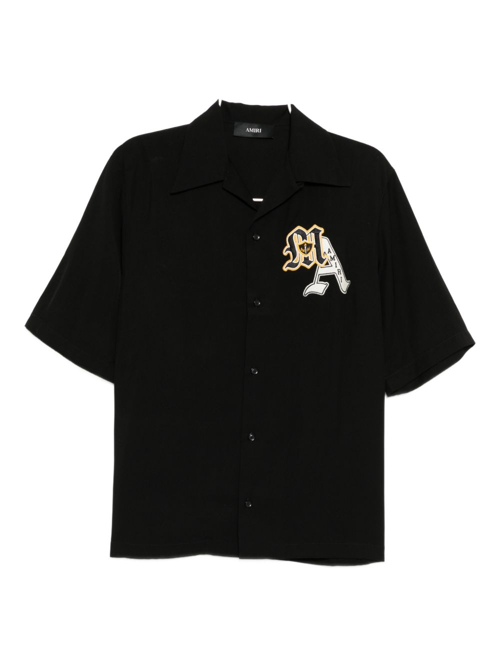 varsity-patch shirt