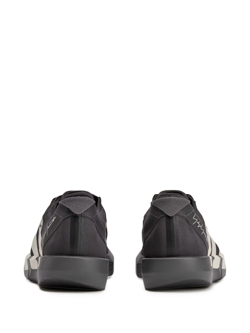 laser logo lace-up sneakers