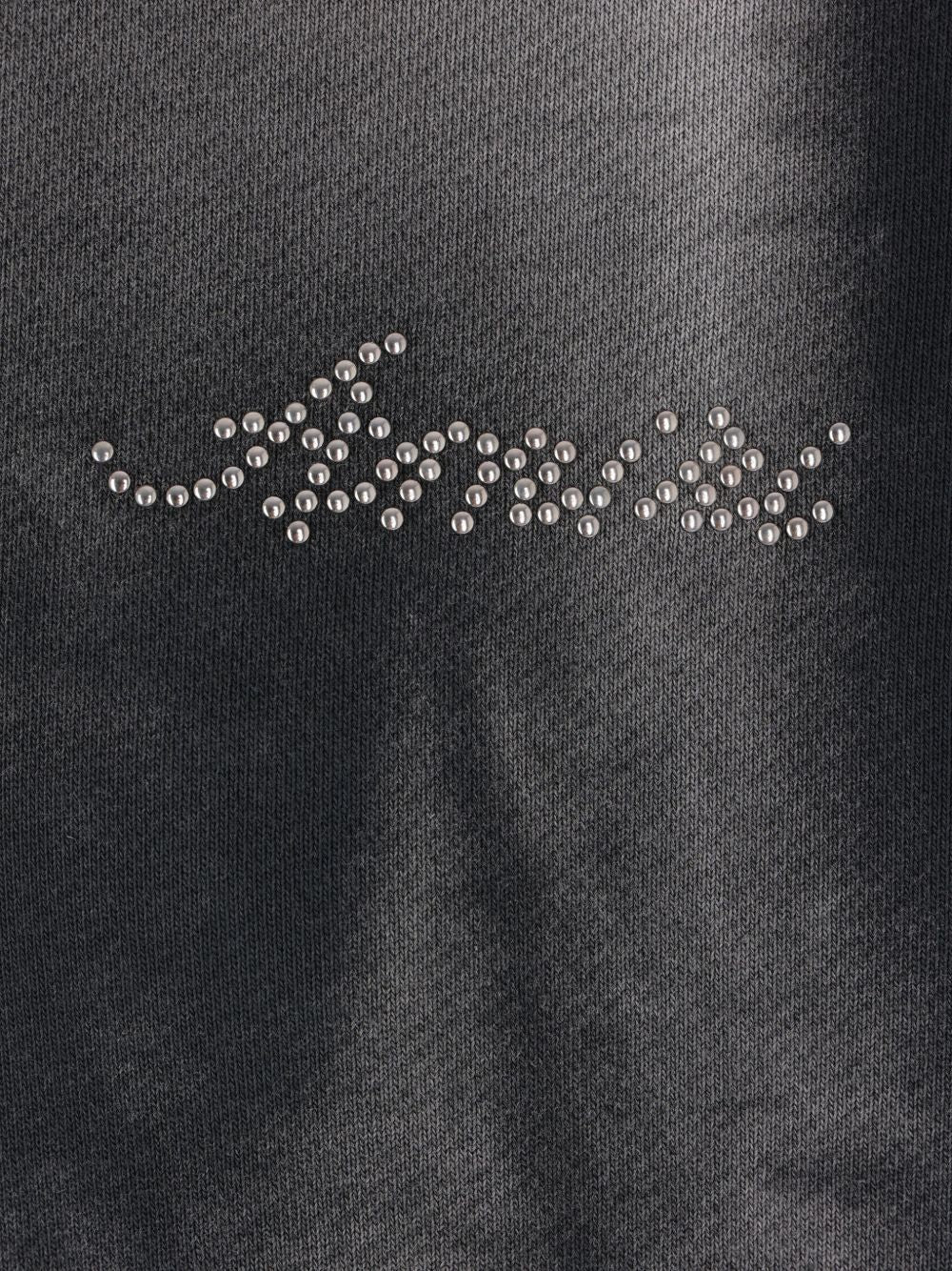 rhinestone-detail hoodie