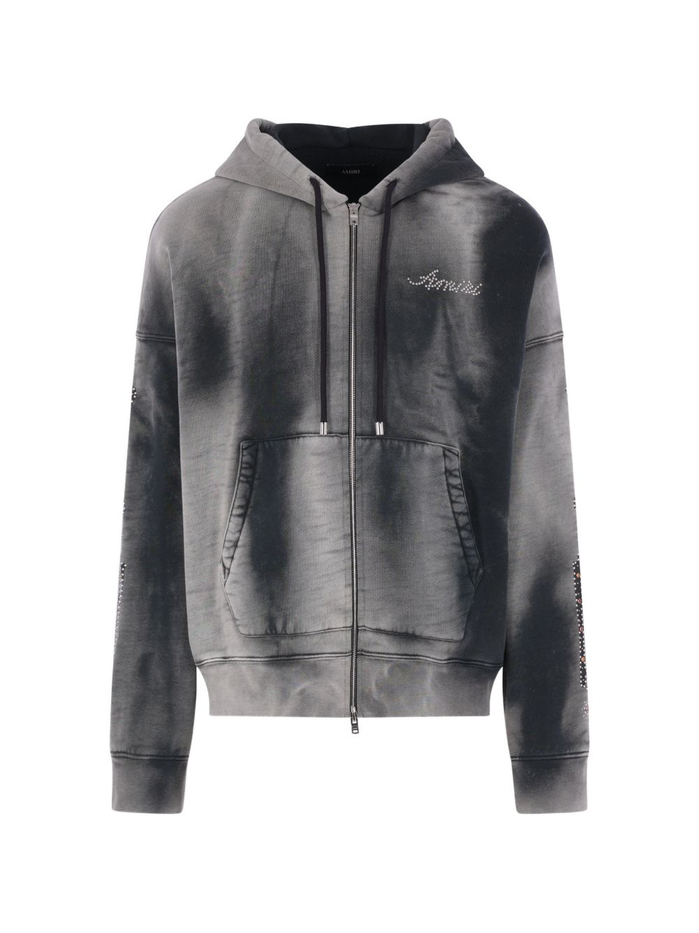 rhinestone-detail hoodie