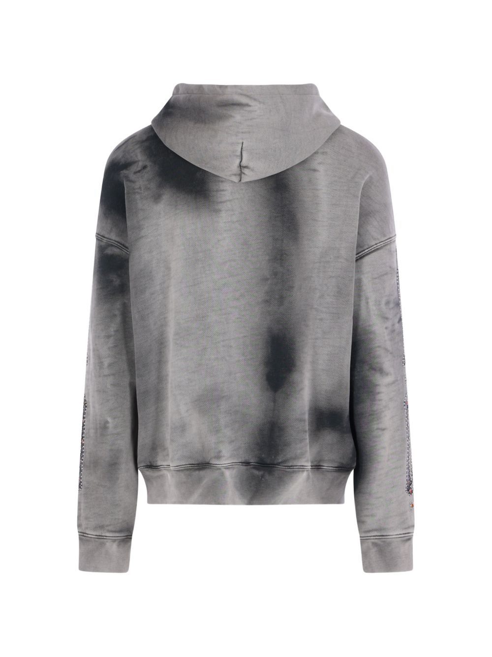 rhinestone-detail hoodie